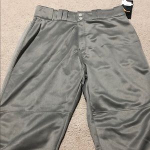 NWT 3n2 men’s baseball pants size M grey baggy fit